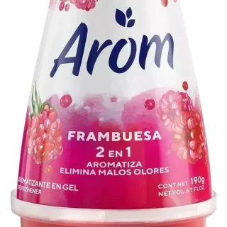 AMBIENTADOR AROM CONO GEL FRAMBUESA 190 GRS