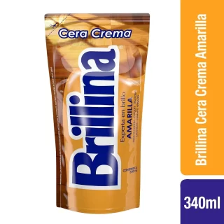 CERA EN CREMA BRILLINA AMARILLA 340 ML
