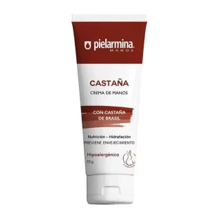 CREMA DE MANOS PIERLAMINA CASTAÑA 70 GRS