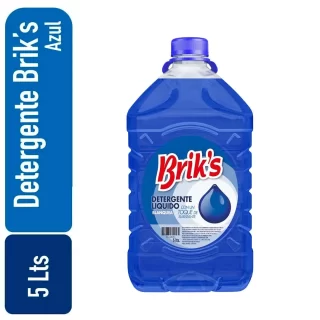 DETERGENTE BRIKS AZUL 5LTS